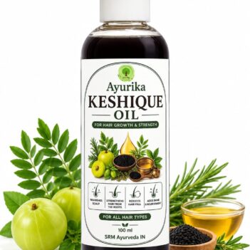 Ayurika Keshique Oil | Ayurvedic Hair Growth Oil for Hair Fall Control & Stronger Hair | 100 ml