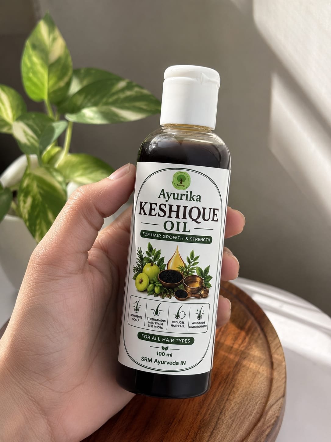 Ayurika Keshique Oil | Ayurvedic Hair Growth Oil for Hair Fall Control & Stronger Hair | 100 ml 3 Ayurika Keshique Oil | Ayurvedic Hair Growth Oil for Hair Fall Control & Stronger Hair | 100 ml - Image 3